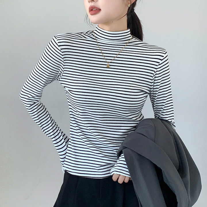 Kerra fitted stretch turtleneck top – image 7