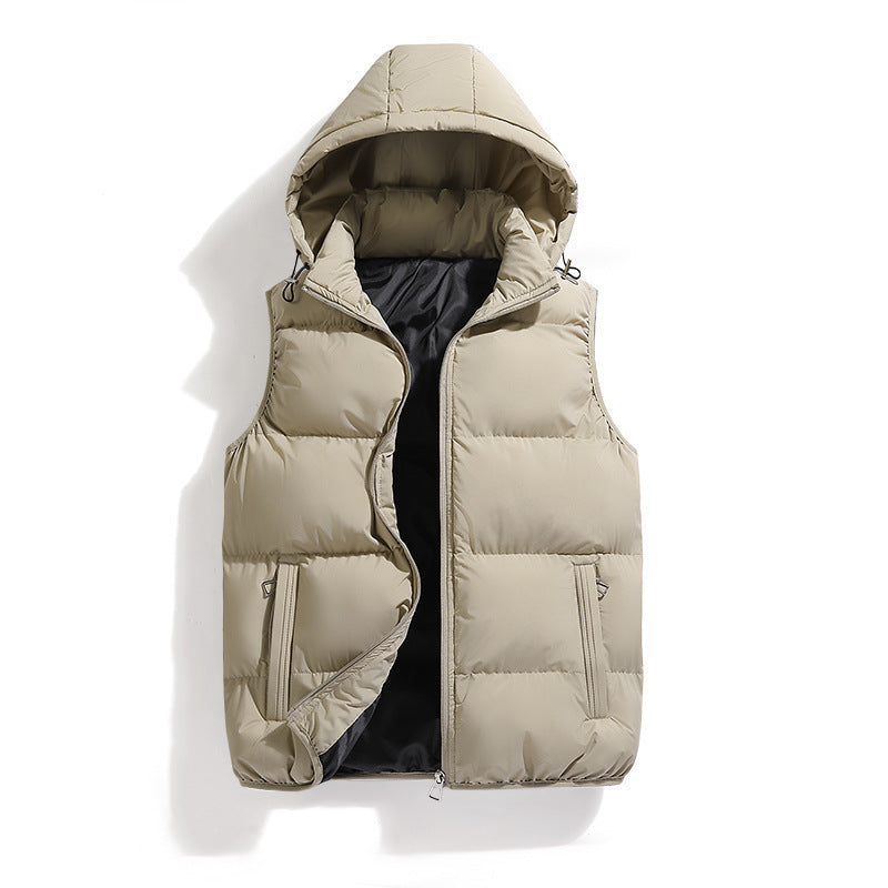 Brisa detachable hood padded gilet – image 4