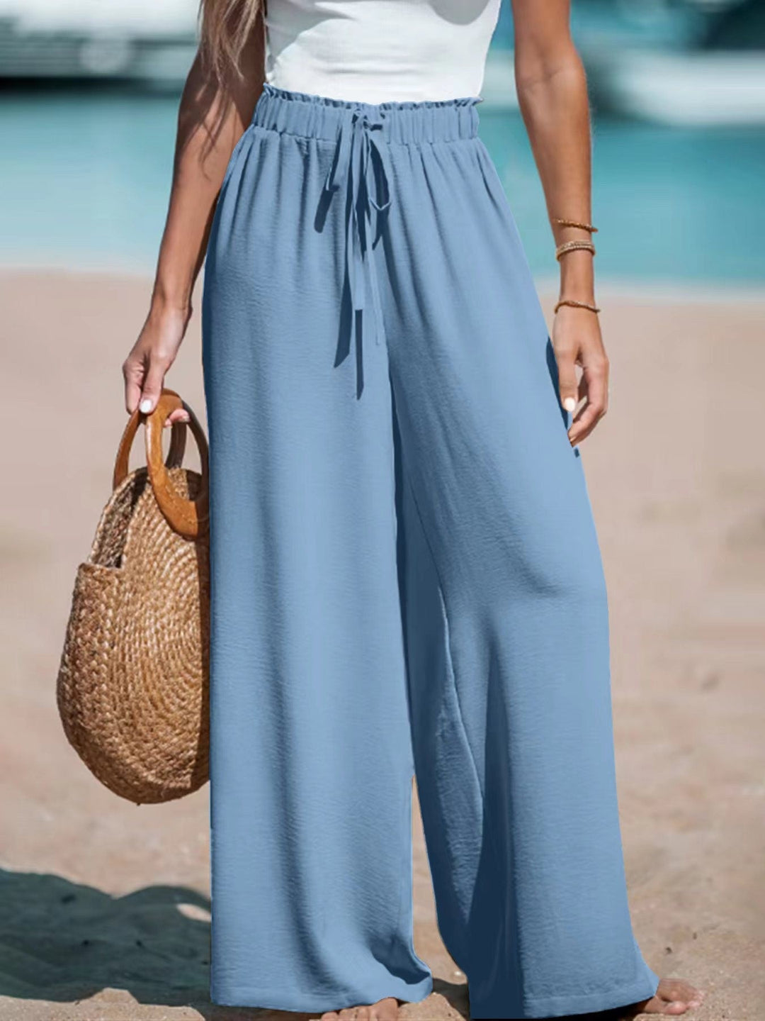 Dorothea fluid wide leg trousers – image 6