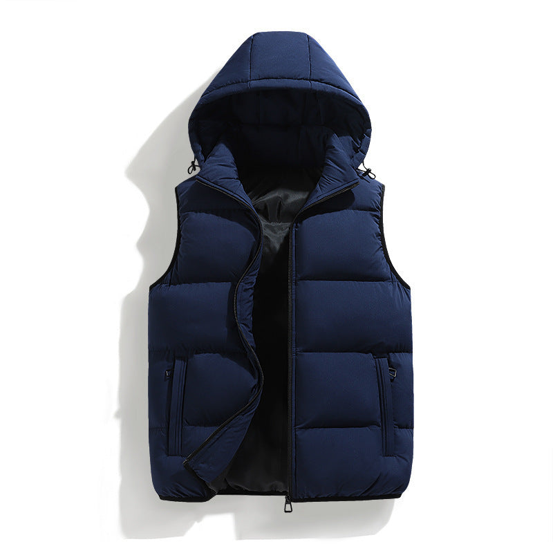 Brisa detachable hood padded gilet – image 2