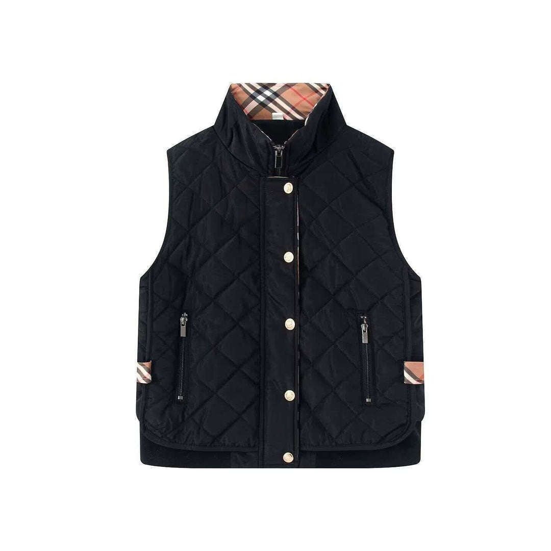 Ffion stand collar padded gilet – image 2