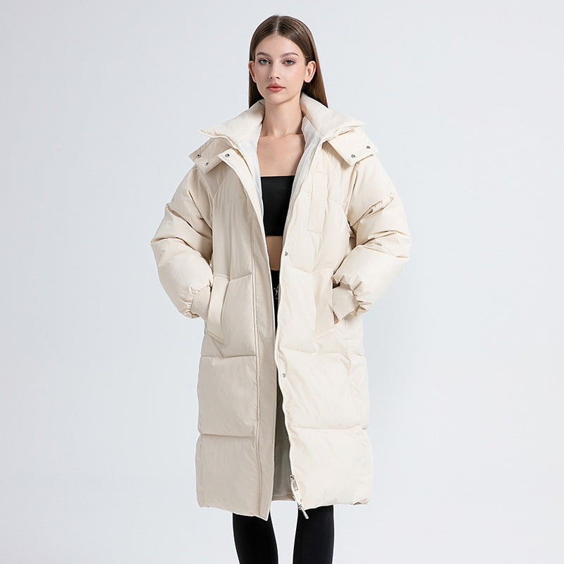 Eluned classic hooded long puffer coat – image 2