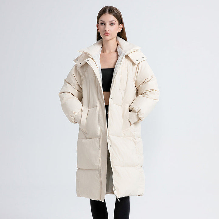 Eluned classic hooded long puffer coat – image 2