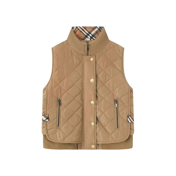 Ffion stand collar padded gilet – image 3