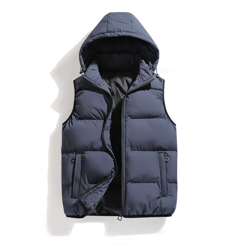 Brisa detachable hood padded gilet – image 7