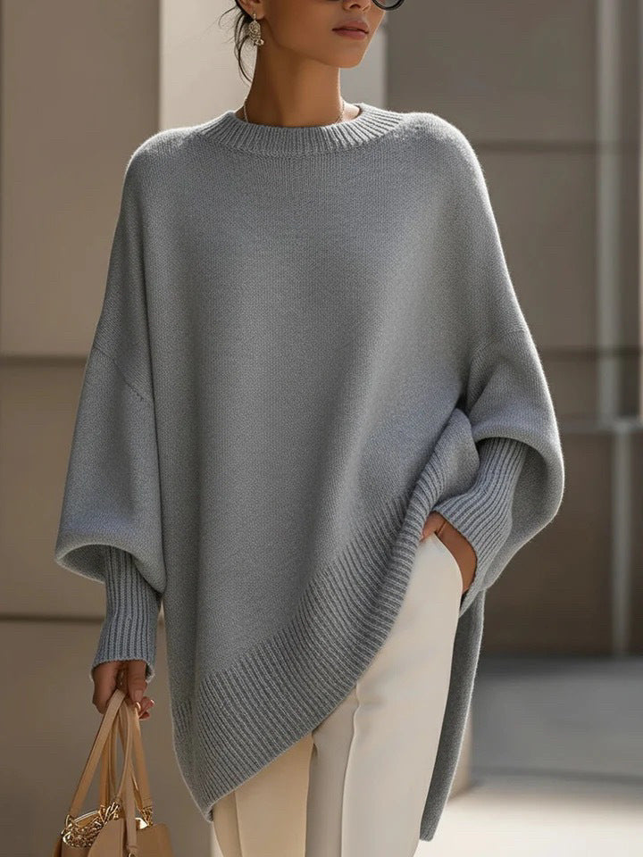 Glenys oversized knit poncho jumper – image 10