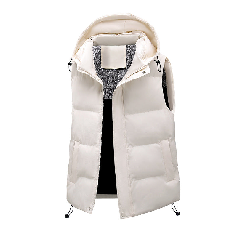 Elvira hooded quilted gilet