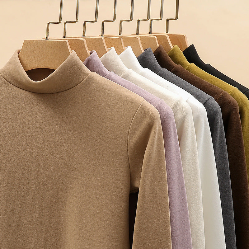 Jenna fitted roll neck long sleeve top