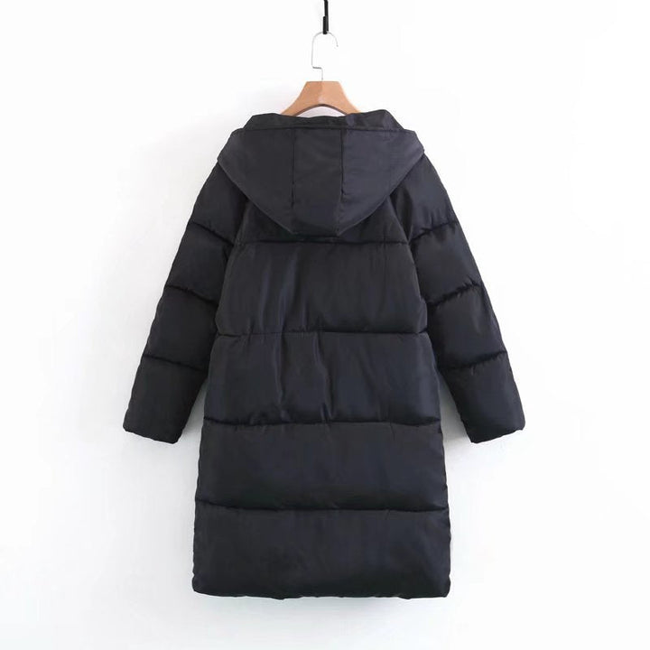 Morwen longline quilted coat with hood – image 4