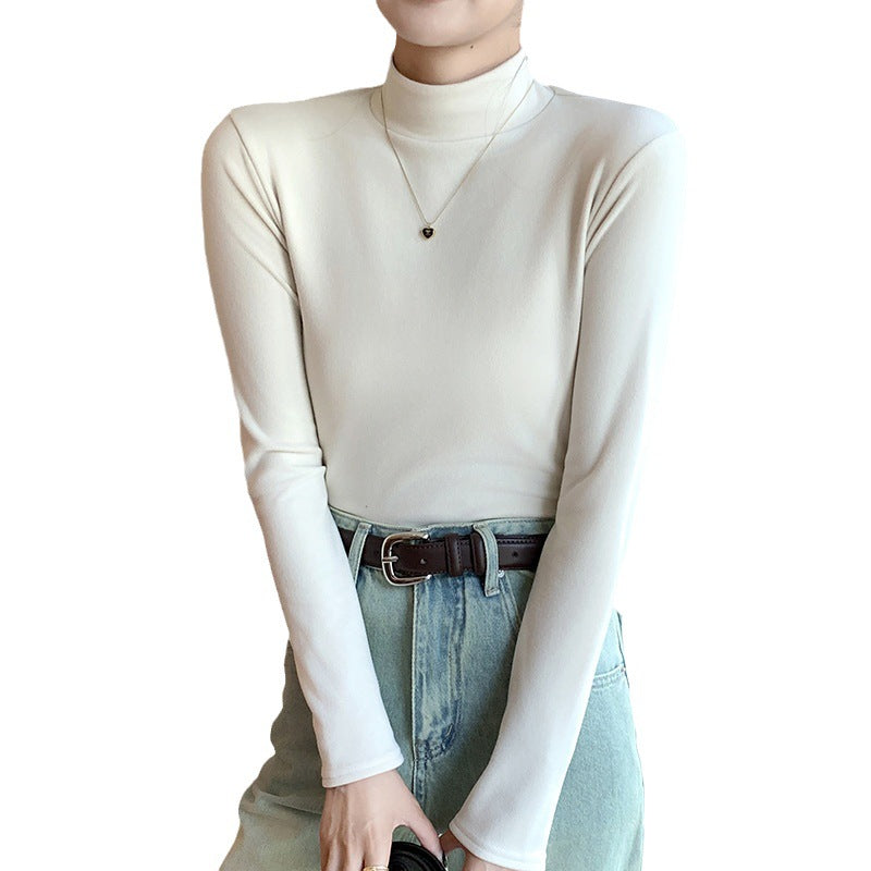 Jenna fitted roll neck long sleeve top – image 5