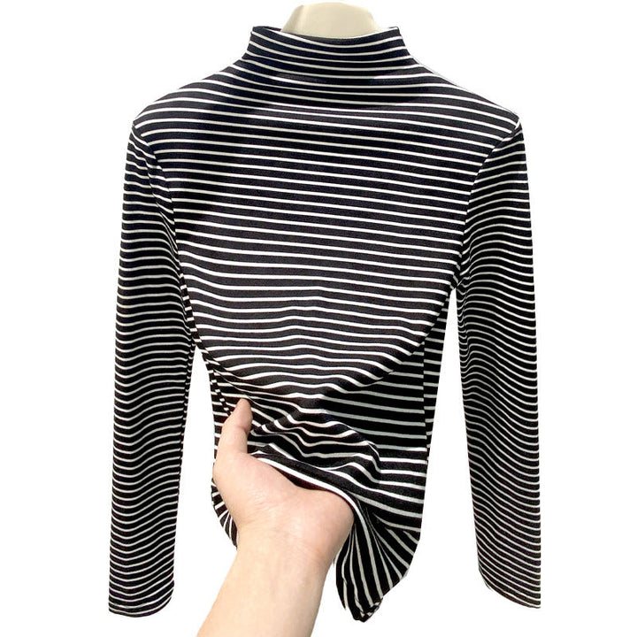Kerra fitted stretch turtleneck top – image 5
