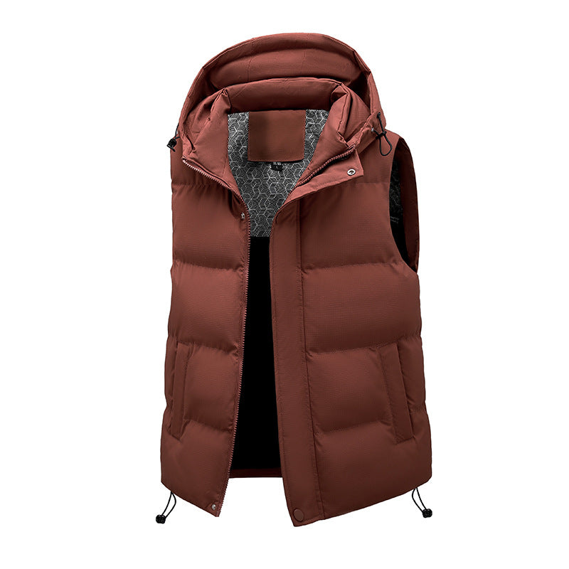 Mairi padded gilet with adjustable hood – image 2