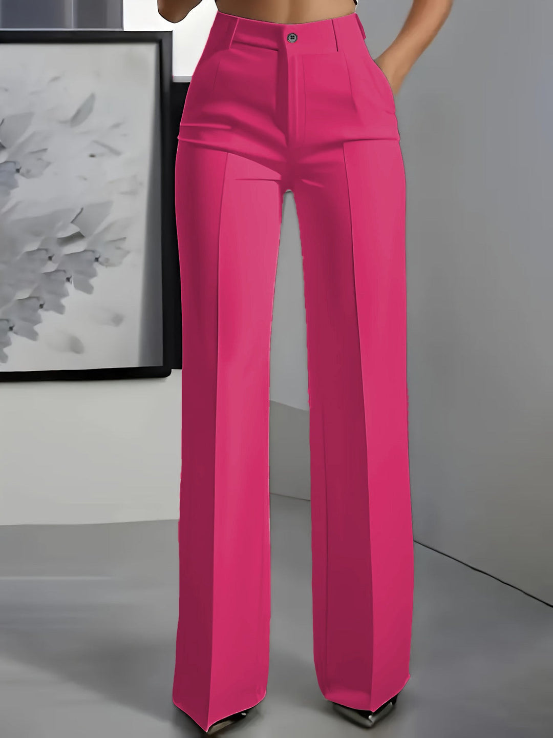 Nerys high waist straight leg trousers – image 8