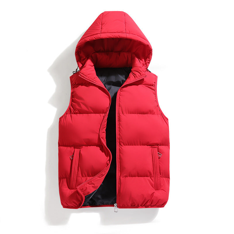 Brisa detachable hood padded gilet