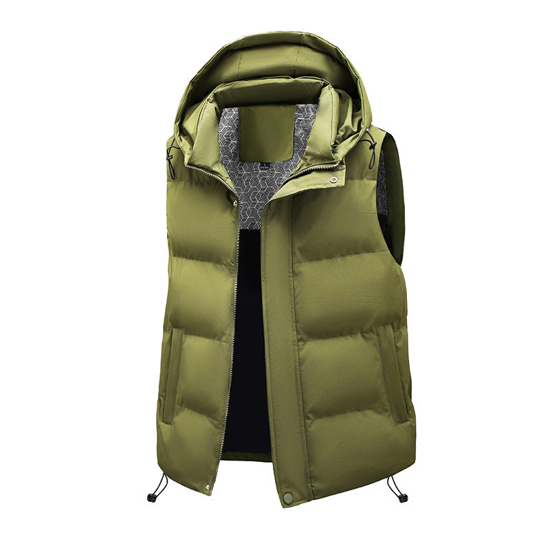 Mairi padded gilet with adjustable hood
