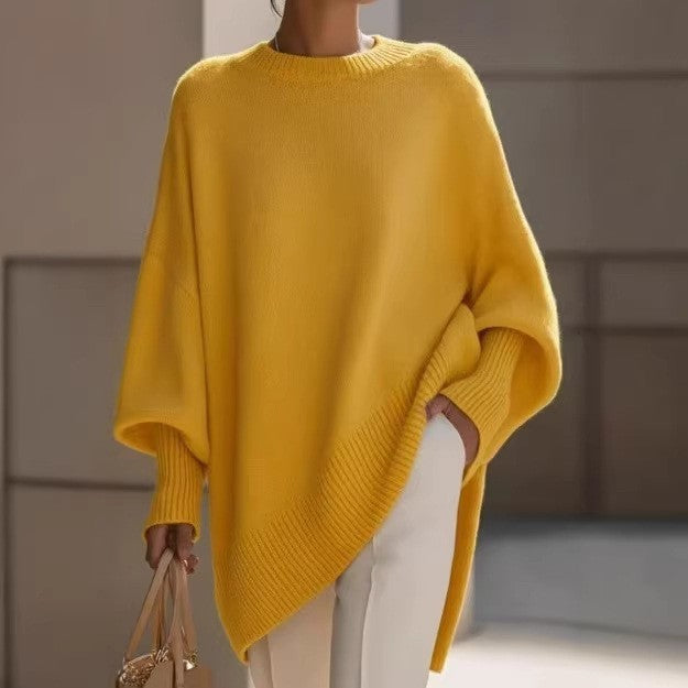 Glenys oversized knit poncho jumper – image 7
