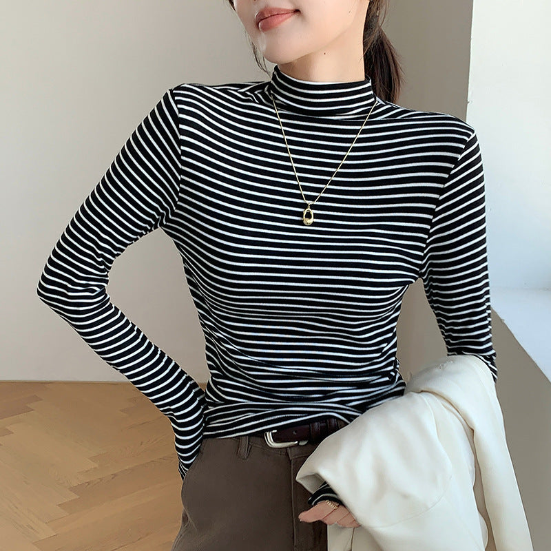 Kerra fitted stretch turtleneck top – image 6