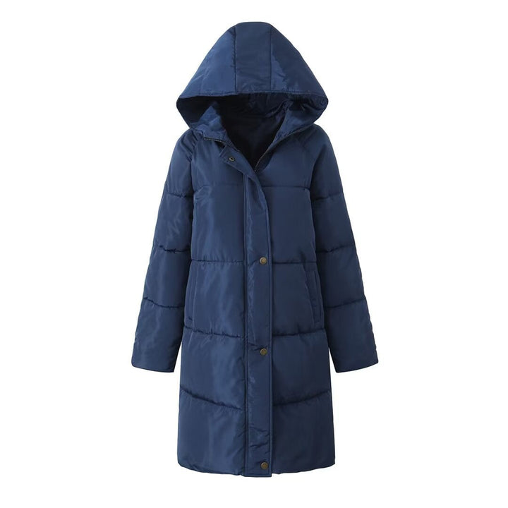 Morwen longline quilted coat with hood – image 8