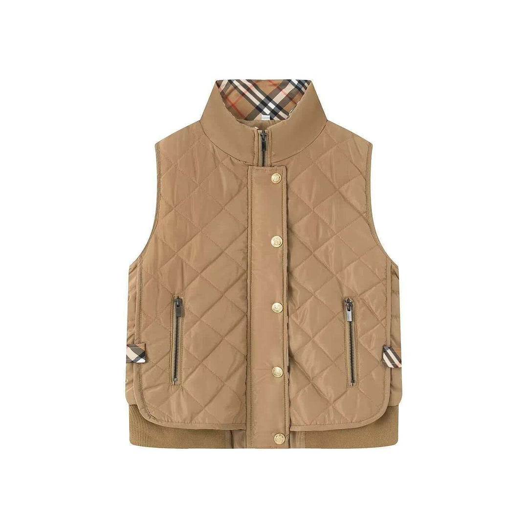 Ffion stand collar padded gilet – image 7