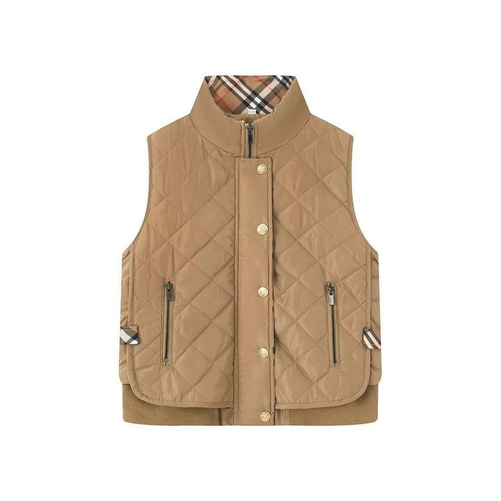 Ffion stand collar padded gilet – image 7