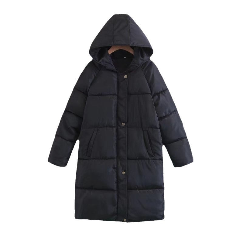 Morwen longline quilted coat with hood – image 5