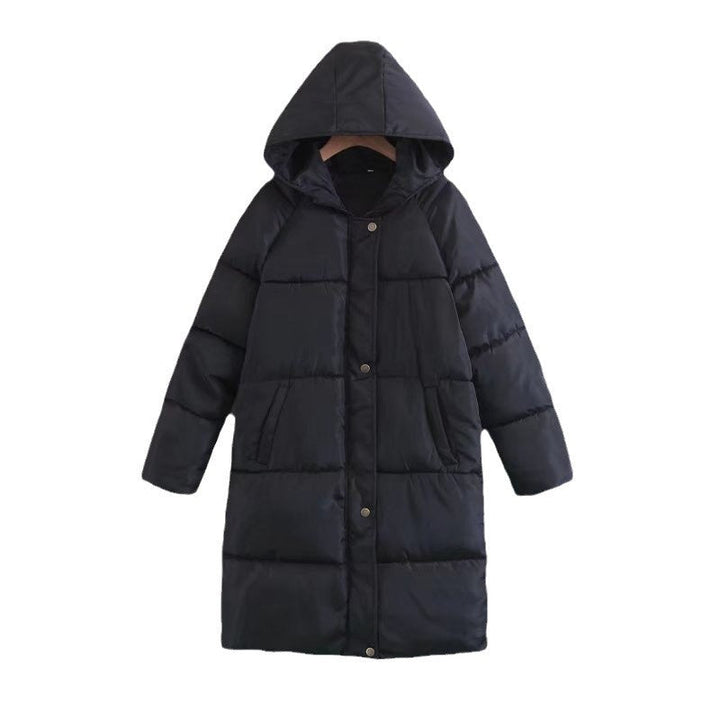 Morwen longline quilted coat with hood – image 5