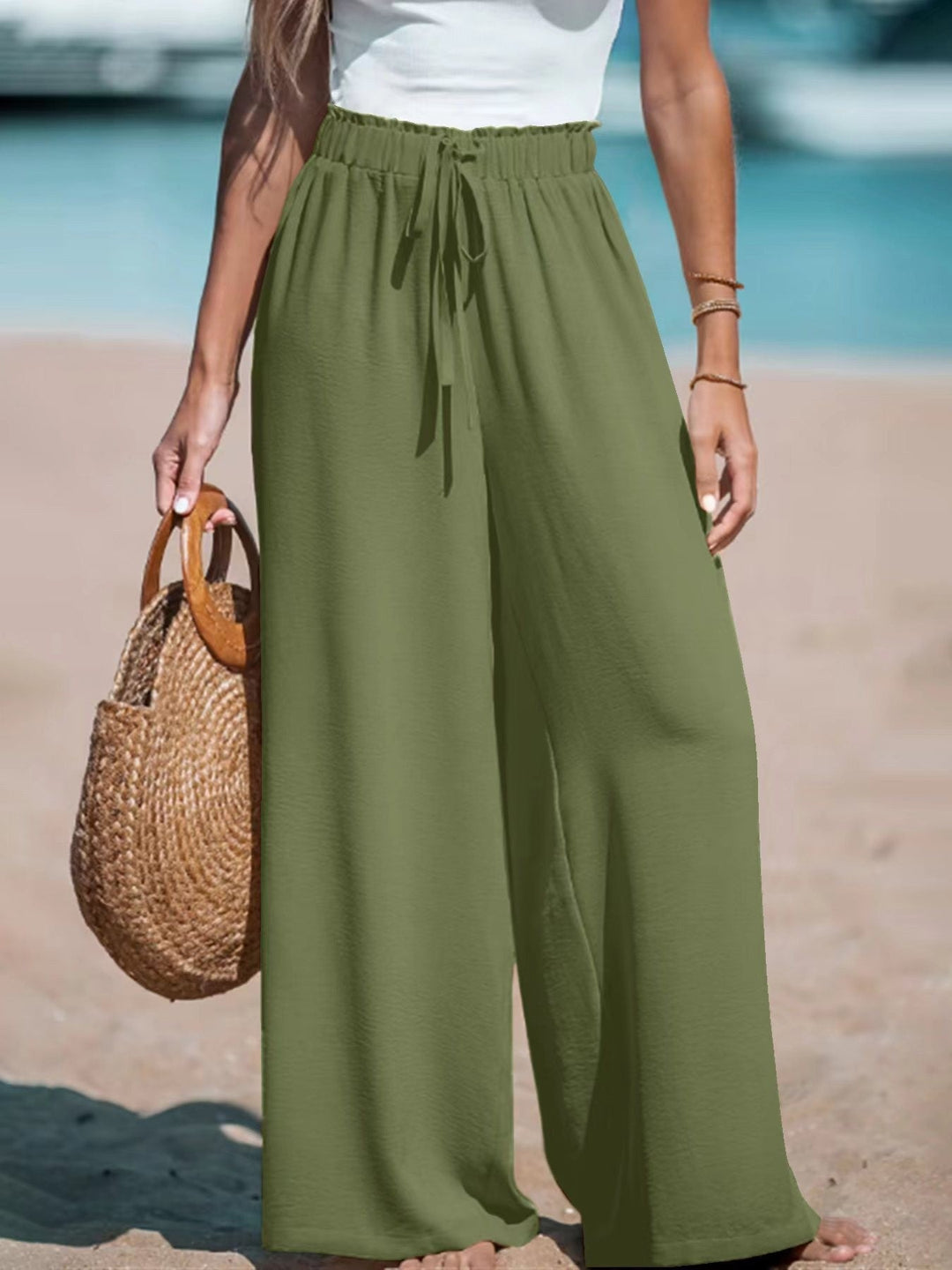 Dorothea fluid wide leg trousers – image 7