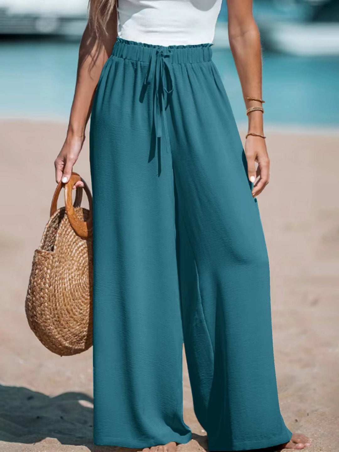 Dorothea fluid wide leg trousers – image 8