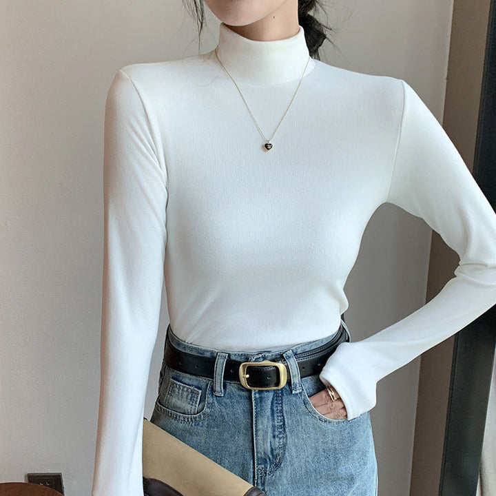Jenna fitted roll neck long sleeve top – image 12