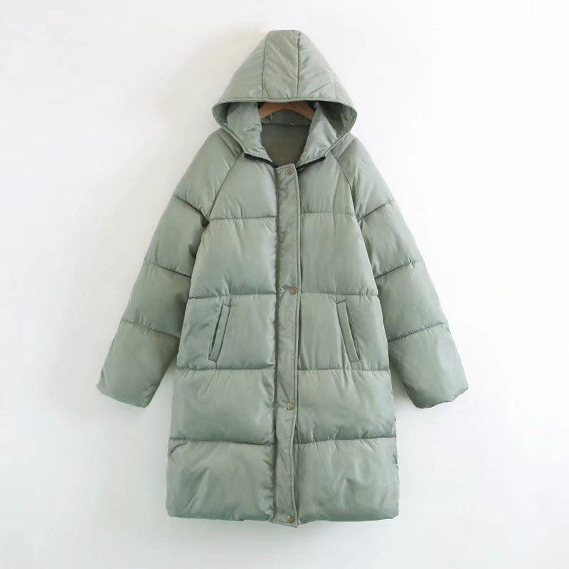 Morwen longline quilted coat with hood – image 6
