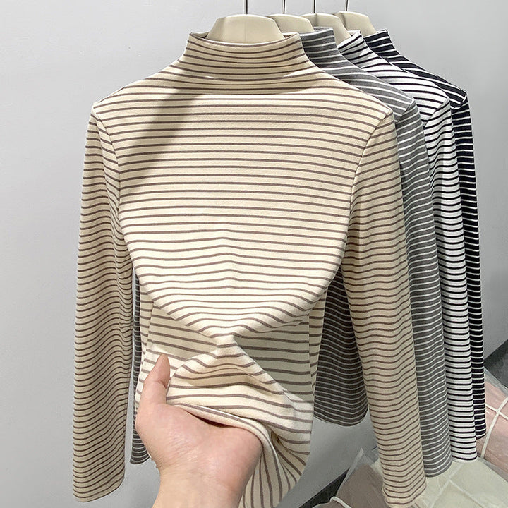 Kerra fitted stretch turtleneck top – image 4