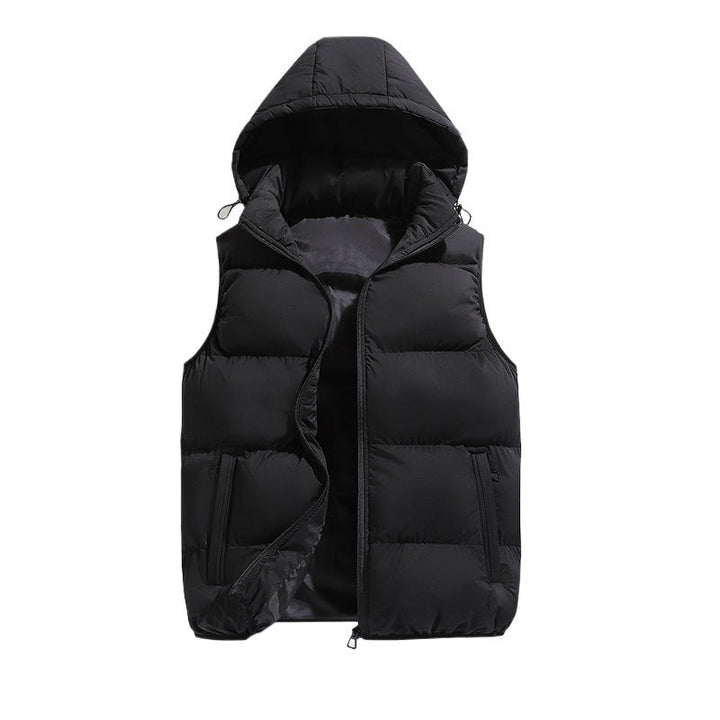 Brisa detachable hood padded gilet – image 5