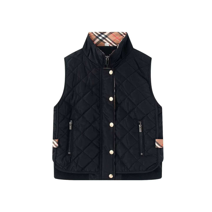 Ffion stand collar padded gilet – image 8