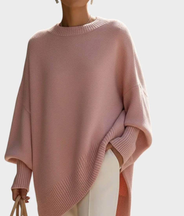 Glenys oversized knit poncho jumper – image 15