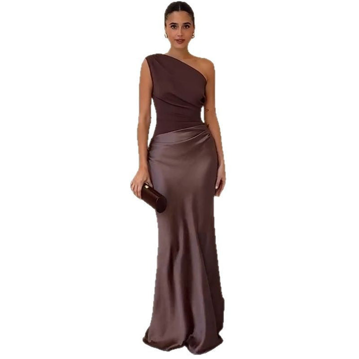 Isabeau one shoulder maxi dress – image 5