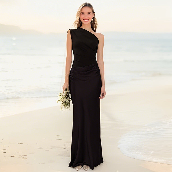 Isabeau one shoulder maxi dress – image 6