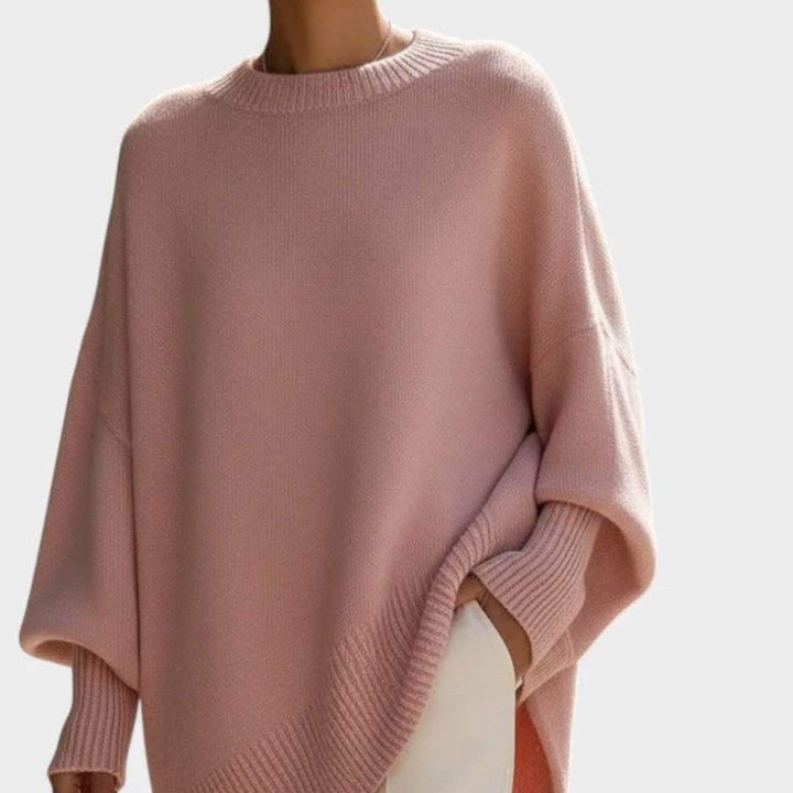 Glenys oversized knit poncho jumper – image 5