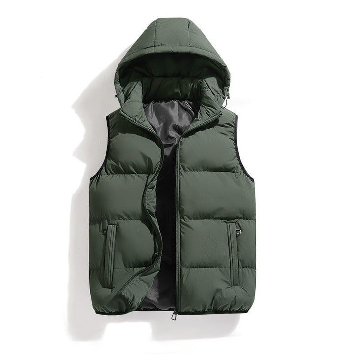 Brisa detachable hood padded gilet – image 3