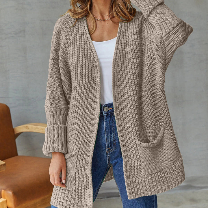 Ivy open front cardigan with pockets – image 3