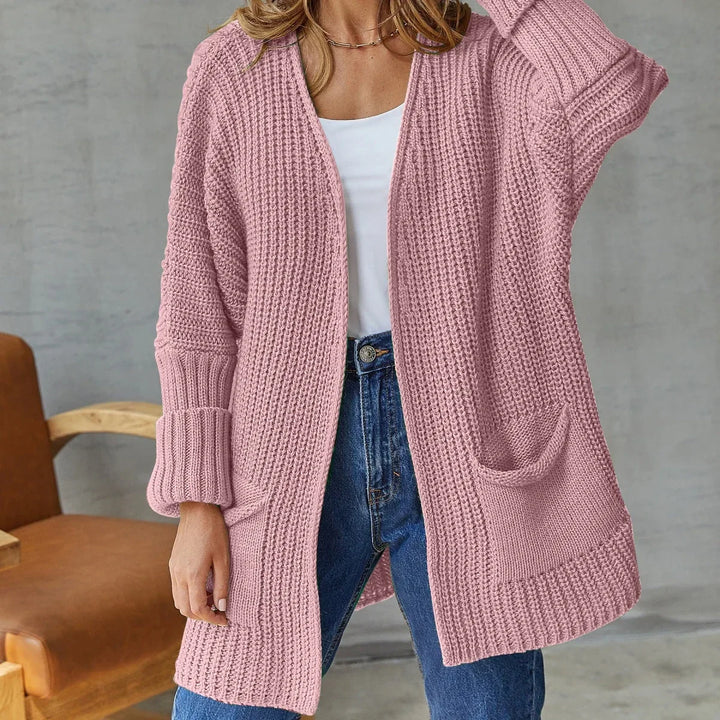 Ivy open front cardigan with pockets – image 4