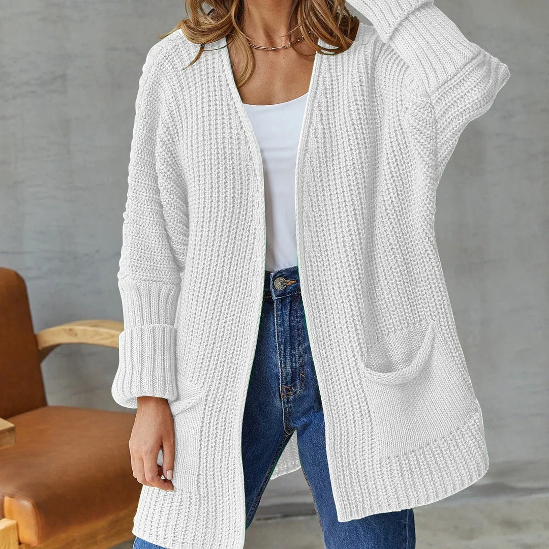 Ivy open front cardigan with pockets – image 6