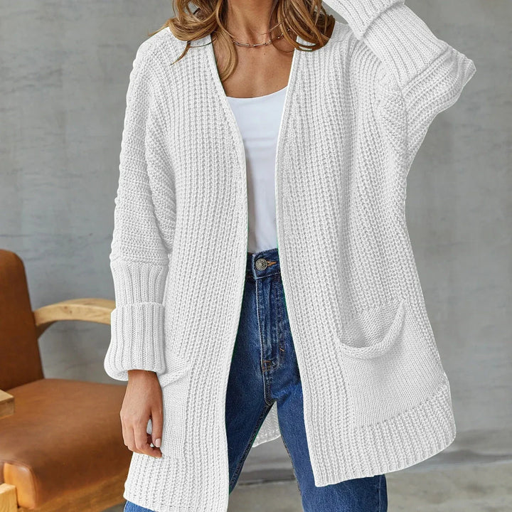 Ivy open front cardigan with pockets – image 6