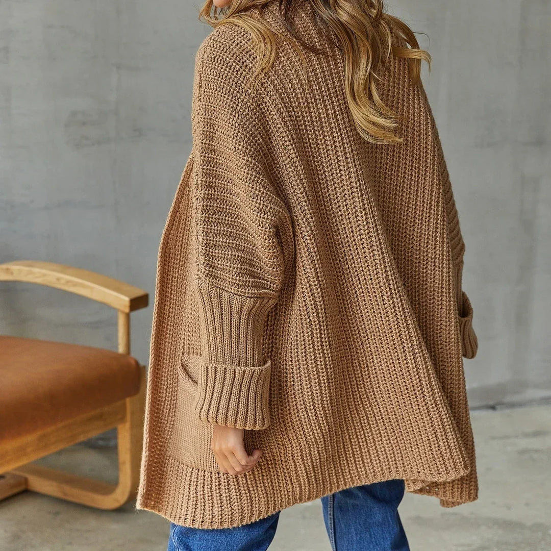 Ivy open front cardigan with pockets – image 7