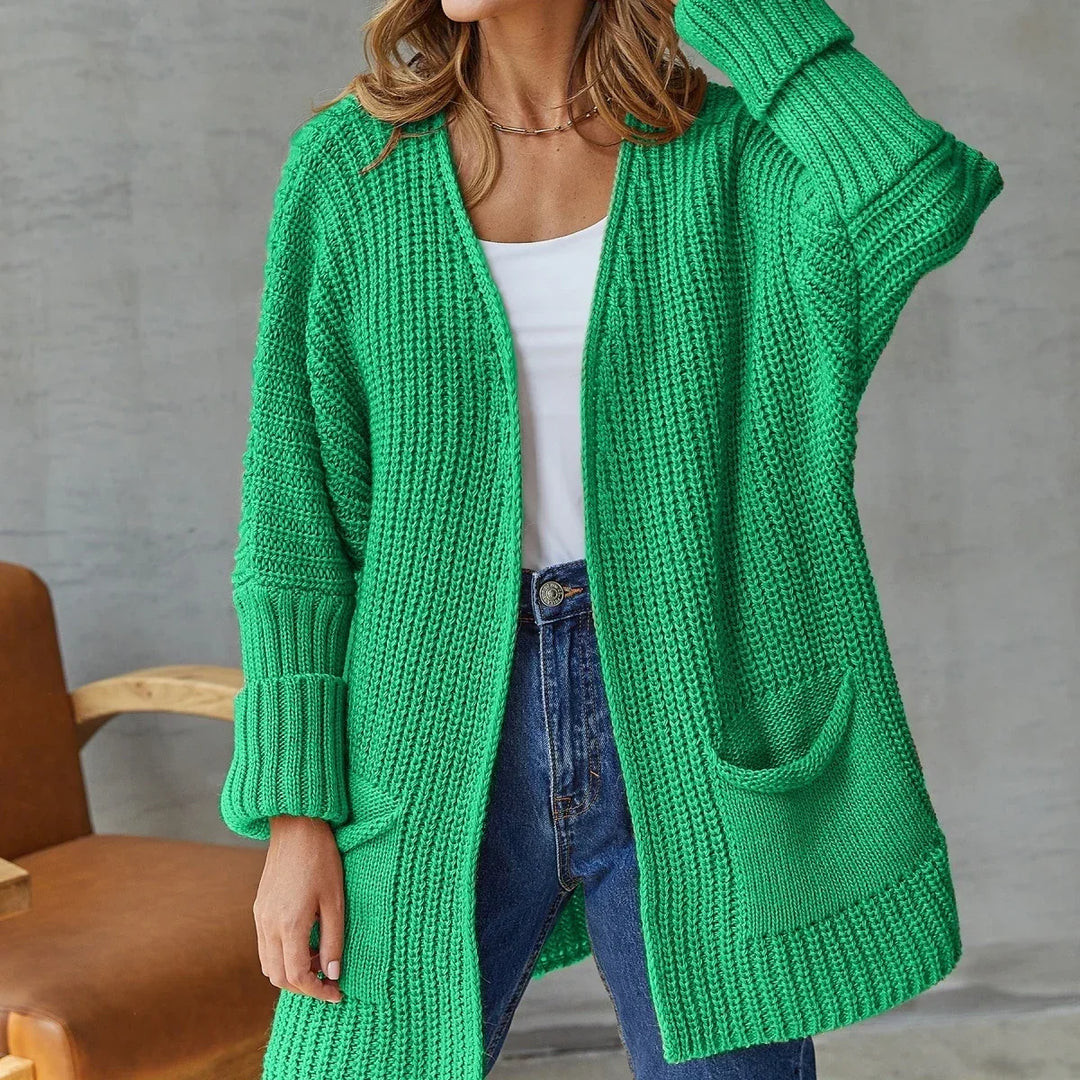 Ivy open front cardigan with pockets