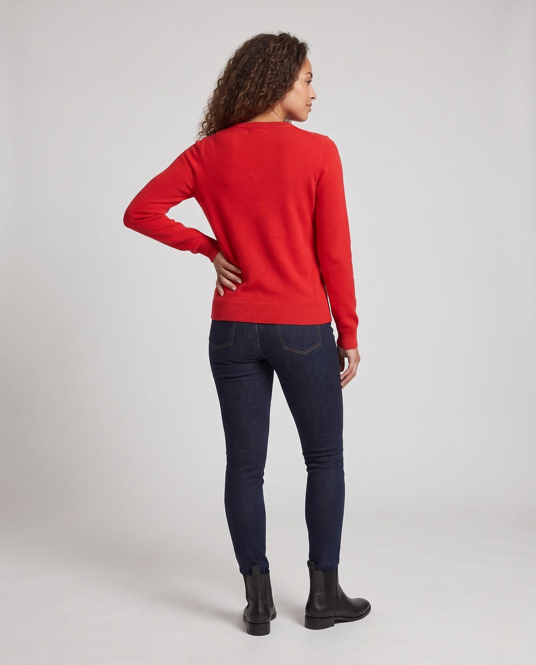 Kenna fine knit crew neck jumper – image 4
