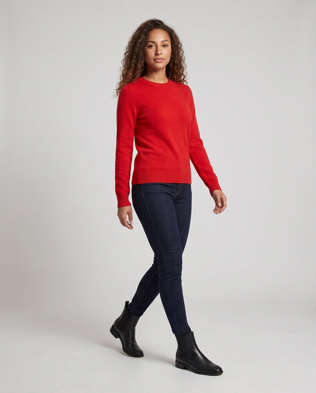 Kenna fine knit crew neck jumper