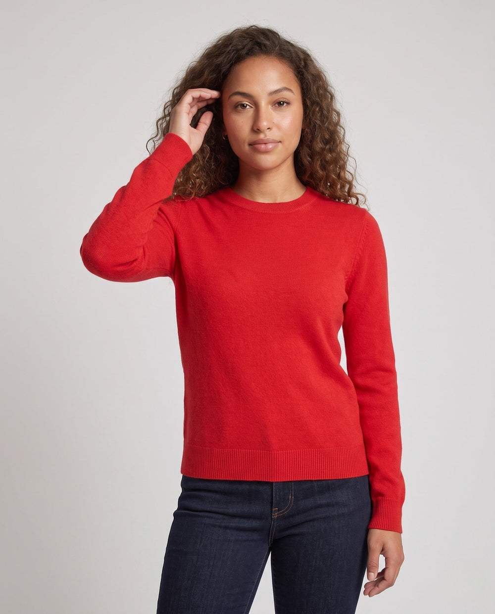 Kenna fine knit crew neck jumper – image 2