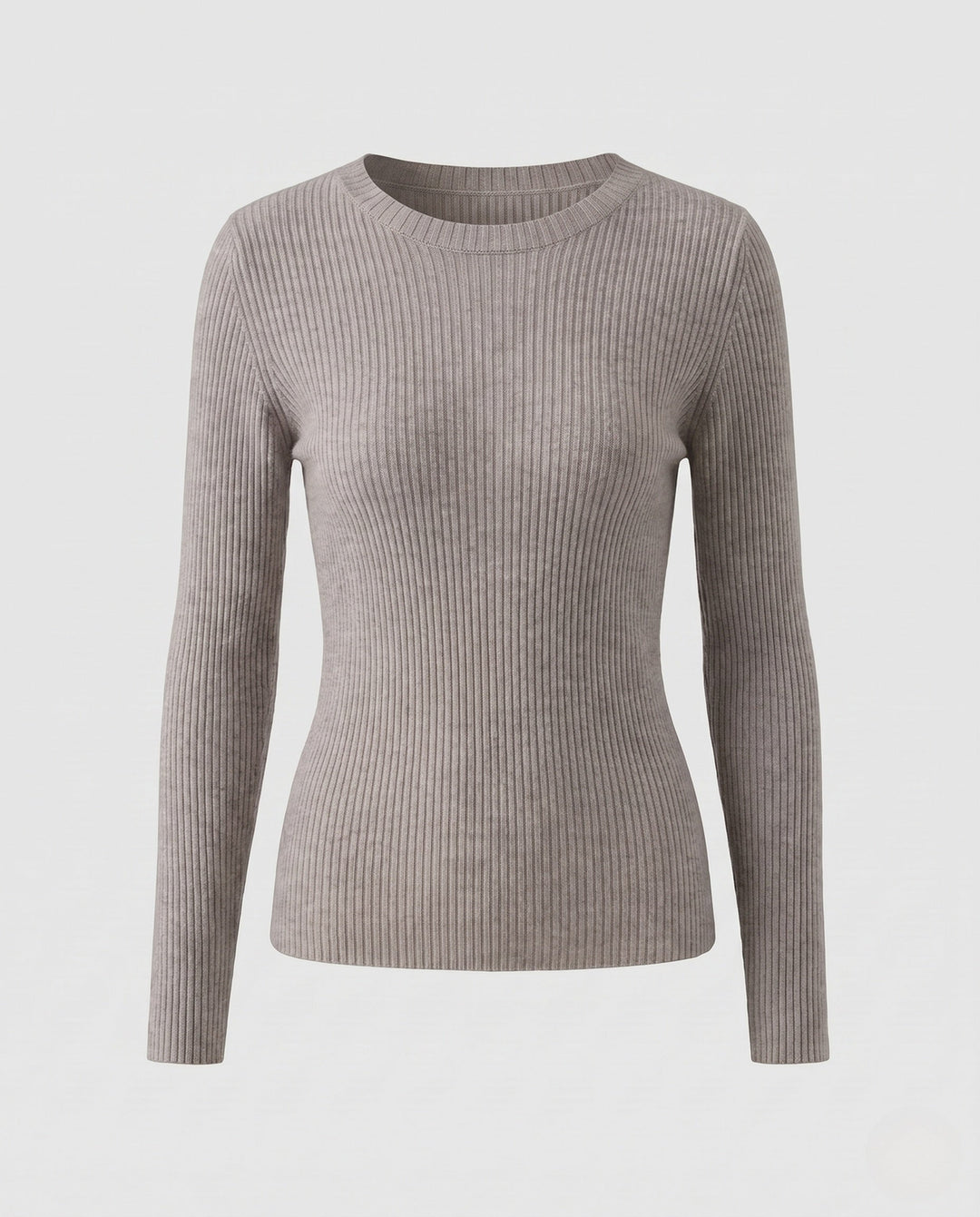 Petronella fine rib crew neck jumper – image 8
