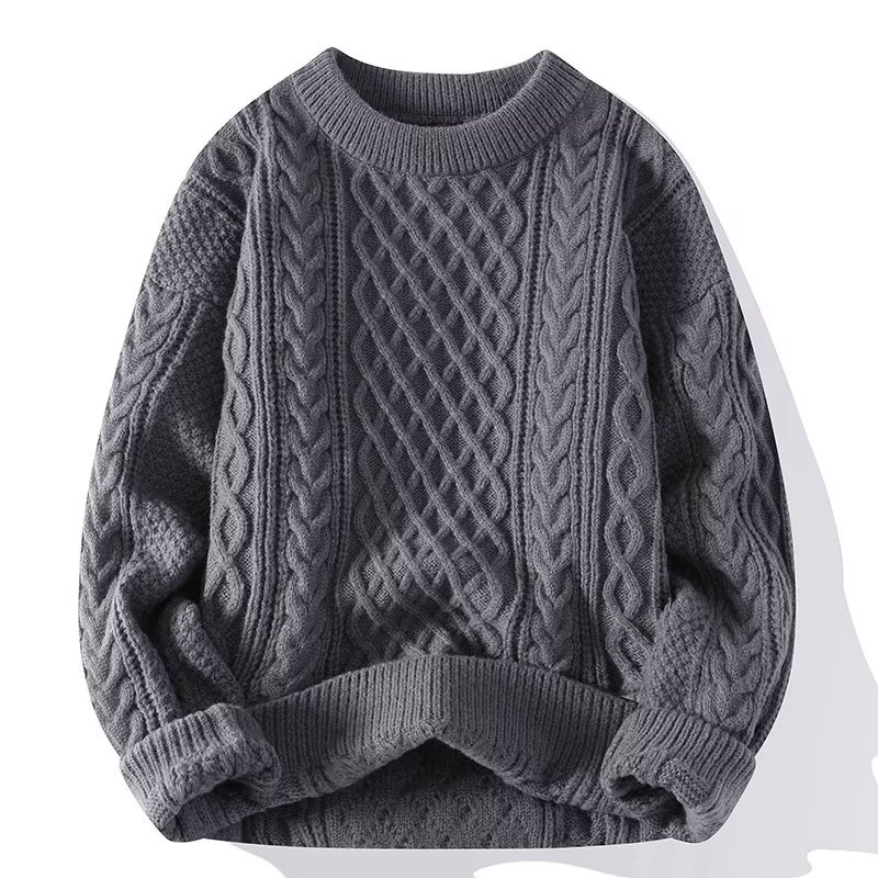 Genevieve cable knit crew neck jumper – image 4