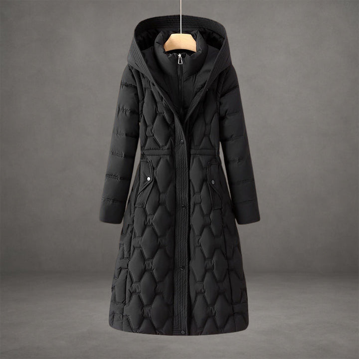 Philomena below the knee quilted winter coat – image 4